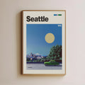 Vintage Seattle Travel Poster