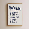 House Rules Poster