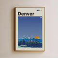 Vintage Denver Travel Poster