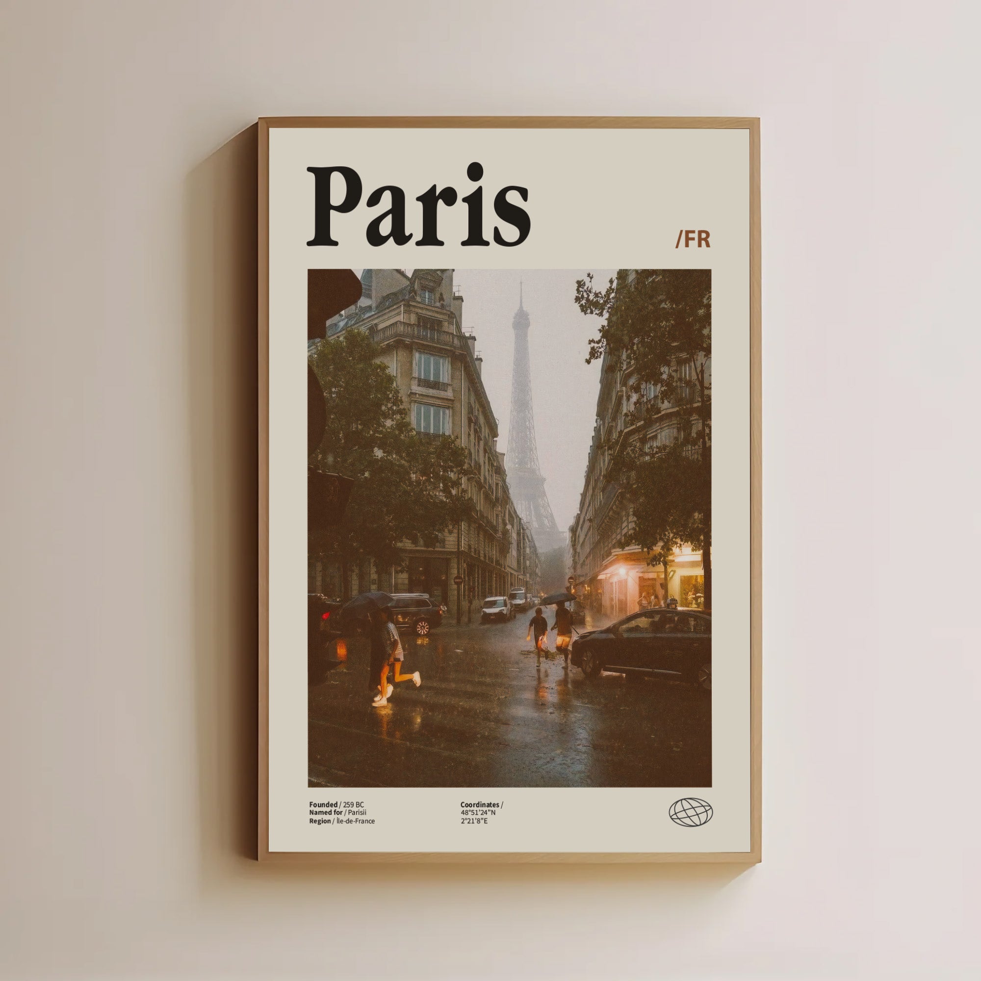 Paris Eiffel Tower Wall Print