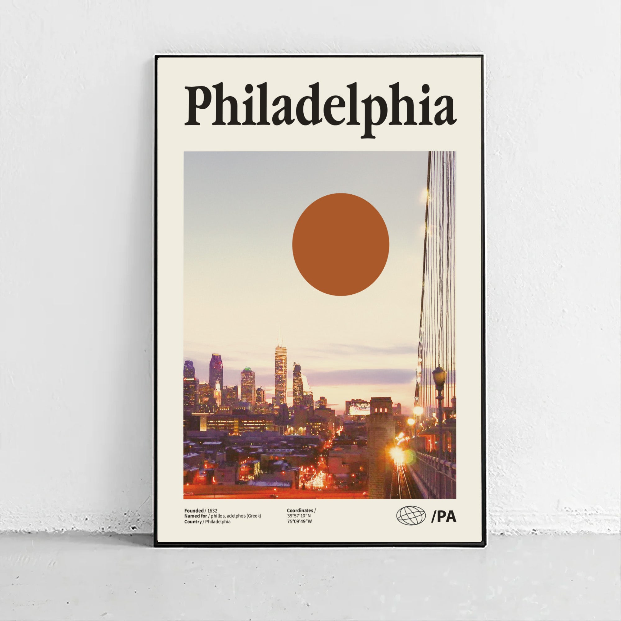 Philadelphia Citycape Wall Art