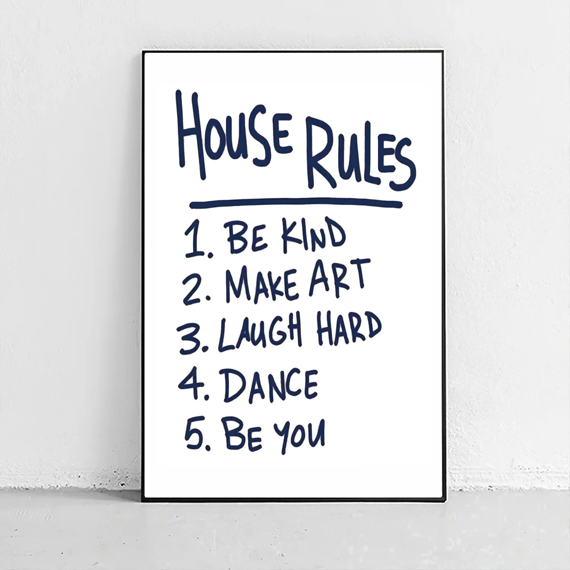 House Rules Poster