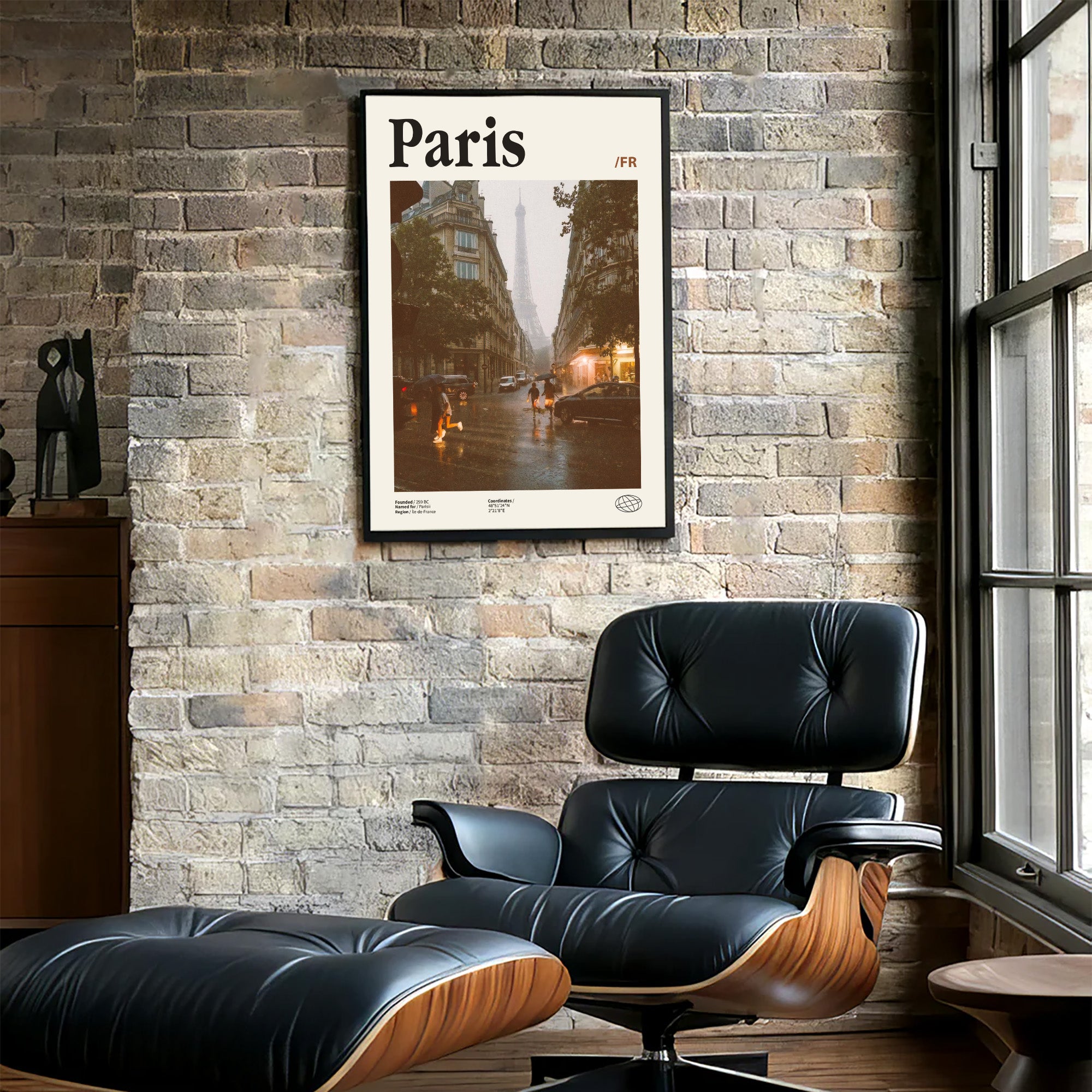 Paris Eiffel Tower Wall Print