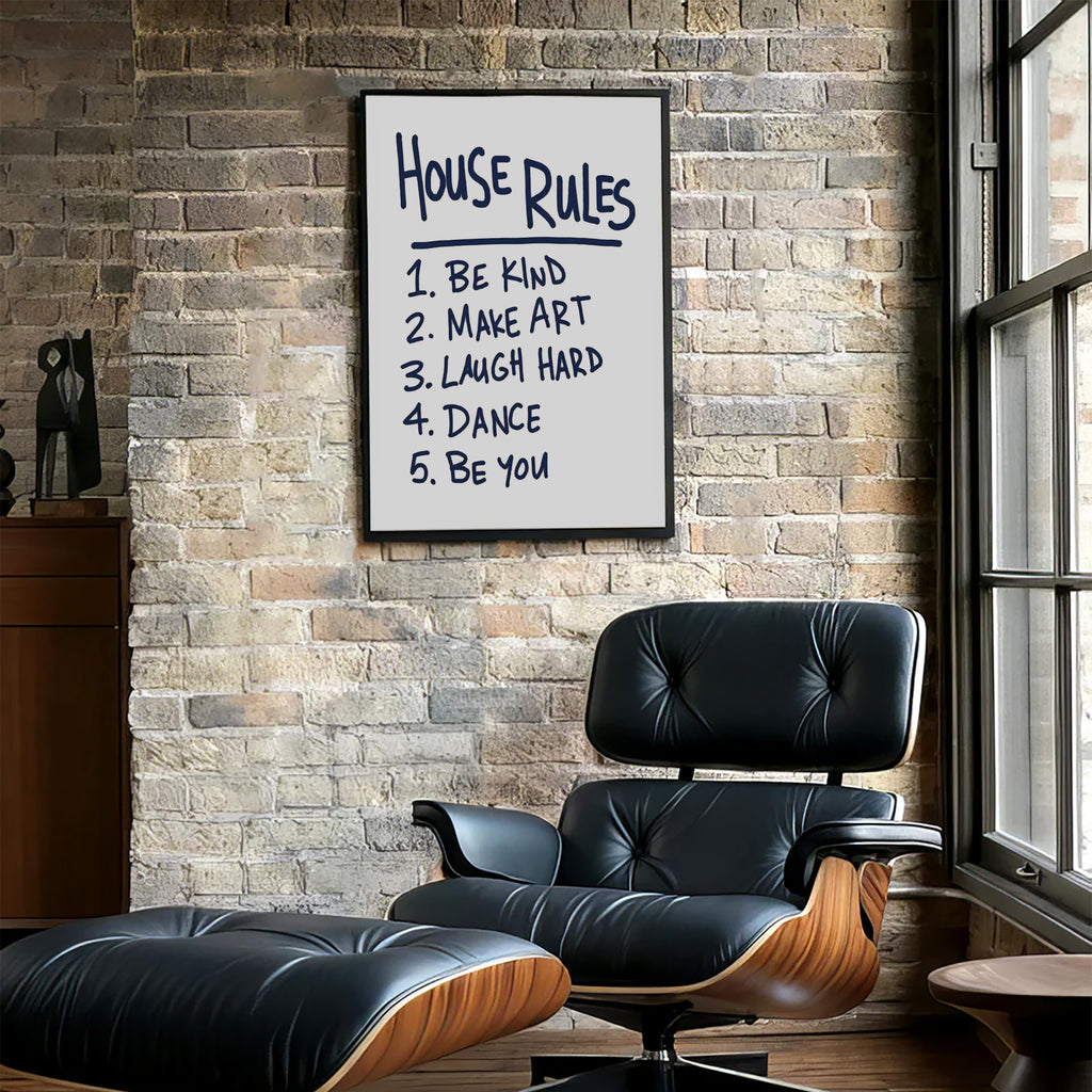 House Rules Poster